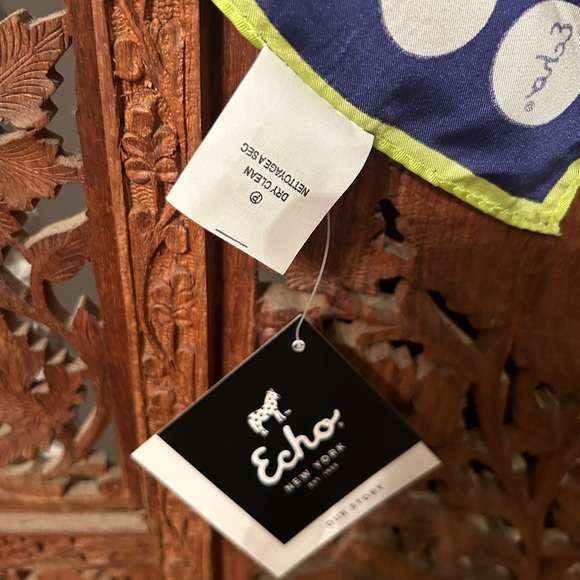 Echo 100% silk scarf. NWT. - Picture 5 of 9